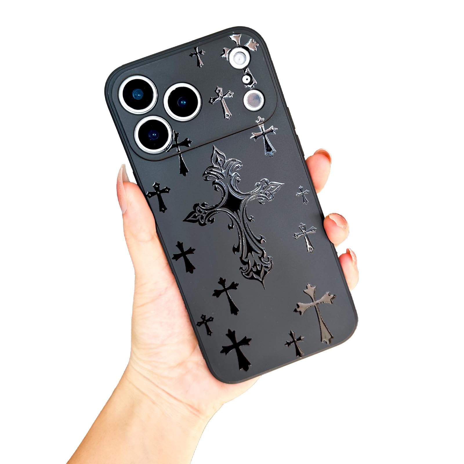 Amazon.com: JIASTGO Fashion Cross Case for iPhone 17 Pro Max,Slim